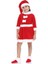 Kız Çocuk Kırmızı Noel Yılbaşı Kostümü 3