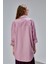 Kadın Apoletli Katlamalı Uzun Kol Oversize Gömlek 9