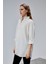 Kadın Apoletli Katlamalı Uzun Kol Oversize Gömlek 2