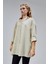 Kadın Apoletli Katlamalı Uzun Kol Oversize Gömlek 4