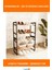 4 Katlı Şık Modern Ahşap Ayakkabılık Çift Kullanım 20X65X51 cm 1