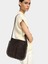Zımba Detaylı Süet Deri Çapraz Askılı Çanta 1