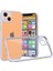Buğz Iphone 13 Mini Kılıf Miami Şeffaf Silikon - Lila 1
