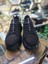 Siyah Nubuk Deri Su Geçirmez Comfort Mevsimlik-Kışlık Lastik Bağcık Erkek Sneaker Ayakkabı 2