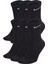Dri Fit Everyday Cotton Crew Socks 6 Lı Spor Çorap Siyah 1