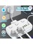 Akım Korumalı 2’li Ayrı Anahtarlı Priz, 2x Priz, 3x Usb, 1x Type-C, 2 mt Kablo, Hızlı Şarj 1