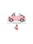 Mini Handcraft Party Car Pembe Yapım Seti, 245 Parça 1