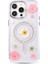 Buğz Newface Iphone 14 Pro Flower Magsafe Kapak - Pembe 1