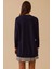 Kadın Sıfır Yaka Basic Tunik 1025 Lacivert 4