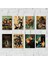 Vintage Anime Jujutsu Kaisen Gojo Satoru 8’li Duvar Posteri Seti – 21 x 15 cm Retro Kağıt Poster 2