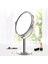 Sonx Oval Masaüstü Ayaklı 360° Dönebilen Çift Taraflı Büyüteçli Krom Ayna 18X10CM 4