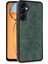 Buğz Newface Samsung Galaxy M15 Kılıf Aras Deri Kapak - Koyu Yeşil 2
