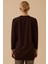 Kadın Sıfır Yaka Basic Tunik 1025 Kahverengi 4