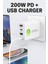 Yk Desing 200W Yüksek Güç Çoklu Port 2×usb + 2×type-C Pd/qc Hızlı Şarj Cihazı - 4 Port Çok Fonksiyonlu Adaptör 2
