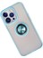 Buğz Iphone 13 Pro Kılıf Montreal Yüzüklü Silikon Kapak - Buz Mavi 2