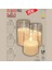 CT-8433 Prag 3'lü Mum Set Masa Lambası Günışığı 4