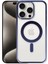 Buğz Iphone 15 Pro Max Kılıf Erozi Magsafe Kapak - Lacivert 1