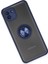 Buğz Samsung Galaxy A03 Kılıf Montreal Yüzüklü Silikon Kapak - Lacivert 3