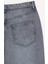 Long Fit Yırtmaçlı Cepli Uzun Boy Jean Etek 11