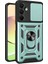 Buğz Samsung Galaxy A16 5g Kılıf Pars Lens Yüzüklü Silikon - Yeşil 1