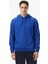 Erkek Mavi Classic Fit Kapüşonlu Sweatshirt K57226T.4MZ 1