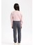 Kız Çocuk Beli Paçası Lastikli Baskılı Jogger Eşofman Altı 11