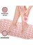 Dilan Store 2 Adet Massage Bath Math Banyo & Duş Kaydırmazı Pembe Renk Masajlı Model Banyo Paspas D-142 4