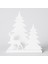 3D Baskı Dekoratif Geyik ve Çam Ağaçları Yılbaşı Aydınlatması – LED Tealight Uyumlu 4
