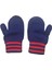 Parmaksız Erkek Bebe Eldiveni Lacivert Örgü Eldiven 0-3 Yaş 5