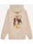 Oversize Geniş Kalıp Kapüşonlu Sırt Baskılı Sweatshirt 12