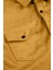 Erkek Hardal Sarısı Kırışmayan Süet Kumaş ÇıtÇıtlı Cepli Slim Fit Mevsimlik Gömlek 2302329 3