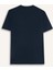 Slim Fit Dar Kesim Bisiklet Yaka Krinkıl Kısa Kollu Tişört D7225AX25SP 17
