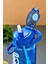 Spor Matarası Suluk - 1000 ml Pipetli , Kilitli Kapak, Su Sızdırmaz Tasarım - Mavi 6