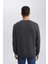 3 İplik Pamuklu Şardonlu İçi Polarlı Regular Fit Bisiklet Yaka Kalın Sweatshirt 9
