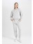 Regular Fit 2'li Takım Sweatshirt Beli Lastikli Jogger Eşofman Altı D8022AXNS 9