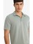 Slim Fit Dar Kesim Polo Yaka Pamuklu Kısa Kollu Tişört 17