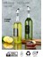 Cam Yağdanlık, Zeytinyağı Sıvı Yağ Şişesi 750 ml - 2 Adet - Yeşil 1