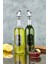 Cam Yağdanlık, Zeytinyağı Sıvı Yağ Şişesi 750 ml - 2 Adet - Yeşil 2