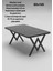 Yemek Masası Cafe Masası Balkon Masası Mutfak Masası Sabit Masa Metal Ayak 80X120 4