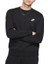 Sportswear Club Fleece Crew Erkek Siyah Sweatshirt 4