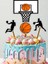 34 Parça Basketbol Konsept Sporcu Basket Dev Set Doğum Günü Süsü Banner Pasta Kürdanı Cupcake Kürda 8