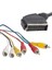 Scart 6 Rca Standart 1,5 Metre Kablo 1