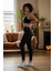 Kadın Toparlayıcı Yüksek Bel Siyah Spor Tayt – Esnek & Fit 1