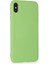 Iphone Xs Kılıf Nano Içi Kadife Silikon - Açık Yeşil 3
