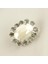 Oval Inci Taşlı Broş 2