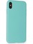 Iphone Xs Kılıf Nano Içi Kadife Silikon - Turkuaz 3