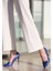 Drnds Jilya Mavi Cilt Stiletto Ayakkabı (Numara: 40) 2