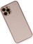 Iphone 12 Kılıf Coco Deri Silikon Kapak - Pudra 3