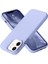 Iphone 12 Kılıf Nano Içi Kadife Silikon - Lila 1