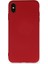 Iphone Xs Kılıf Nano Içi Kadife Silikon - Kırmızı 1